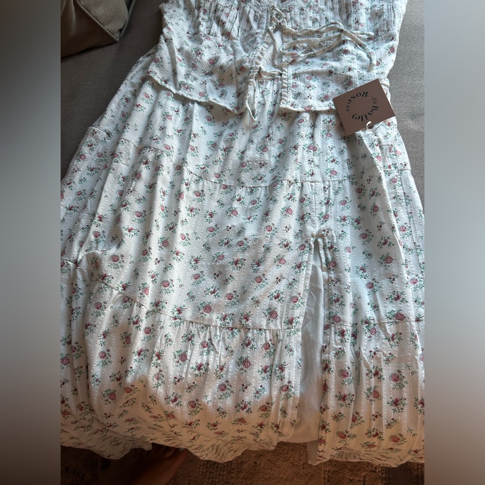Two piece floral set